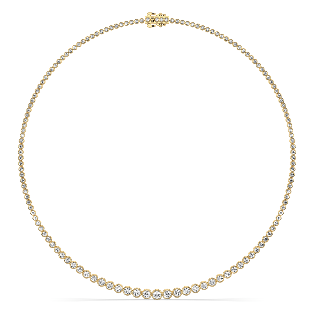 Diamond Graduated Tennis Necklace
