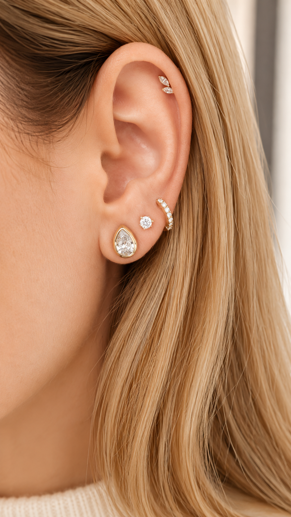 Baby Stud Earring (0.17Cts)