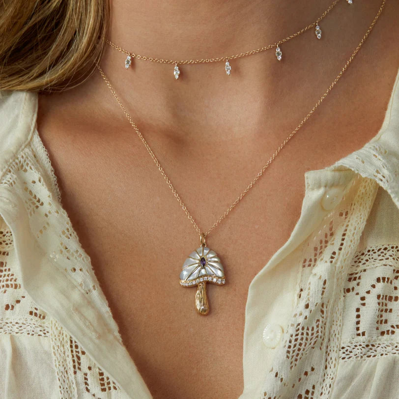 EF-Collection Diamond Mia Necklace