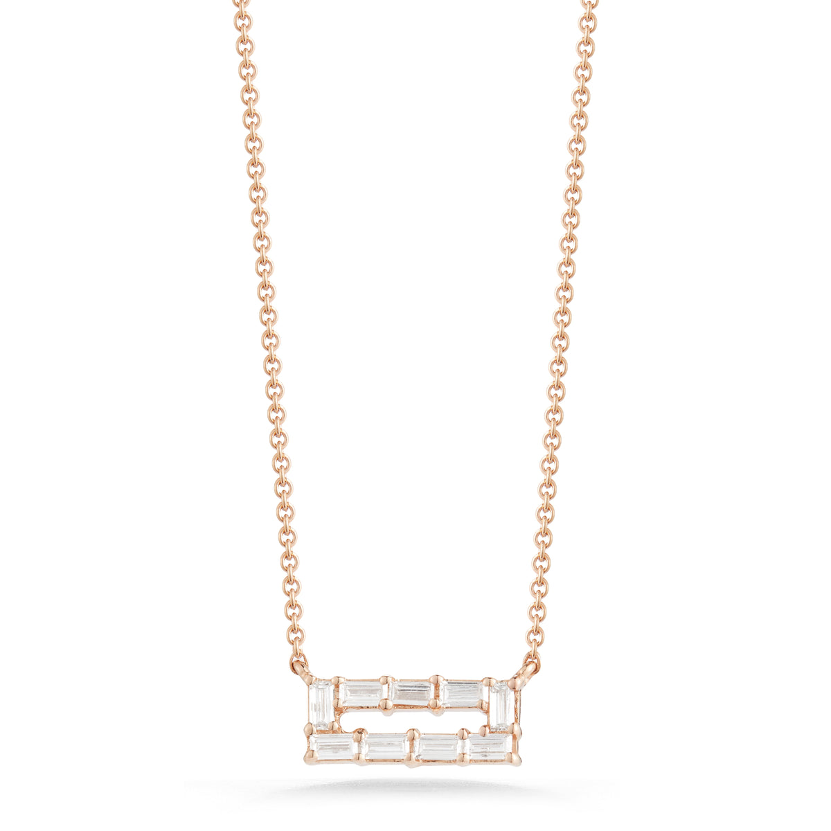 DRD Sadie Pearl Rectangle Necklace
