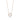 Dana Rebecca Designs Taylor Elaine Pear Flower Necklace in rose gold on white background.