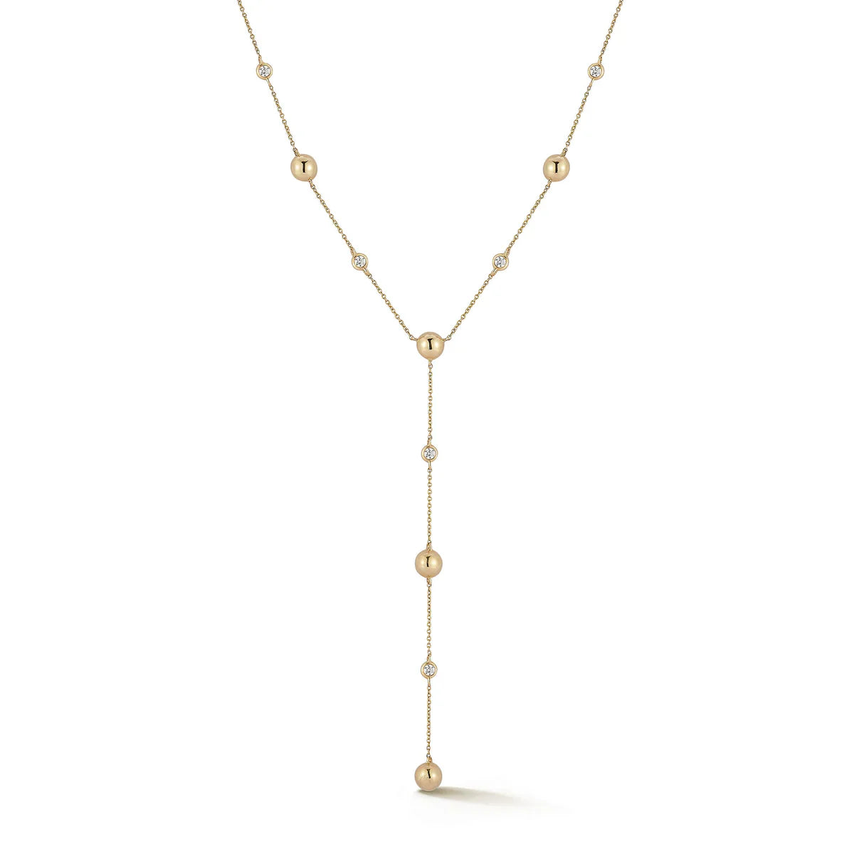 Poppy Rae Pebble Lariat Necklace