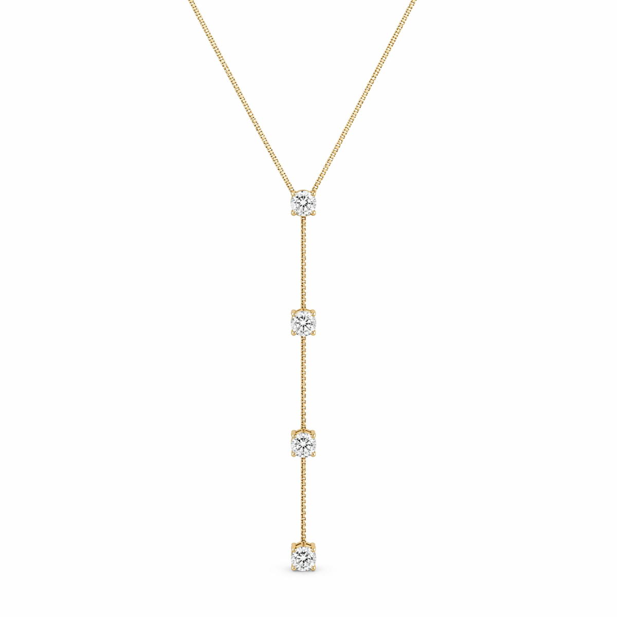 Alva 4 Diamond Kelly Lariat