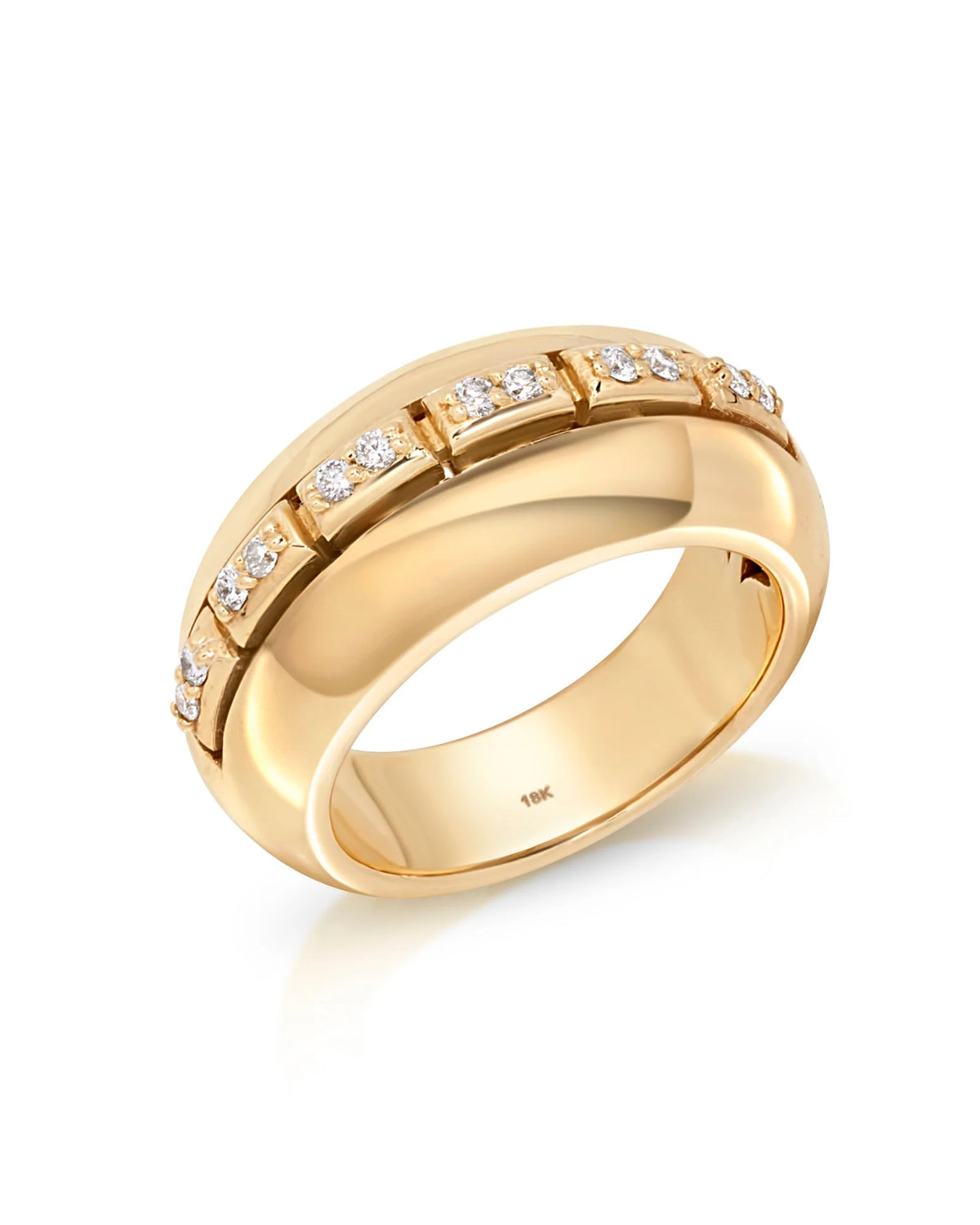 Onirikka Glimmer Diamond Dome Ring