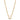 Product Shot of Onirikka La Luz Necklace in polished 14k yellow gold with pavé diamonds on a 3.3 mm 16-inch rolo chain.