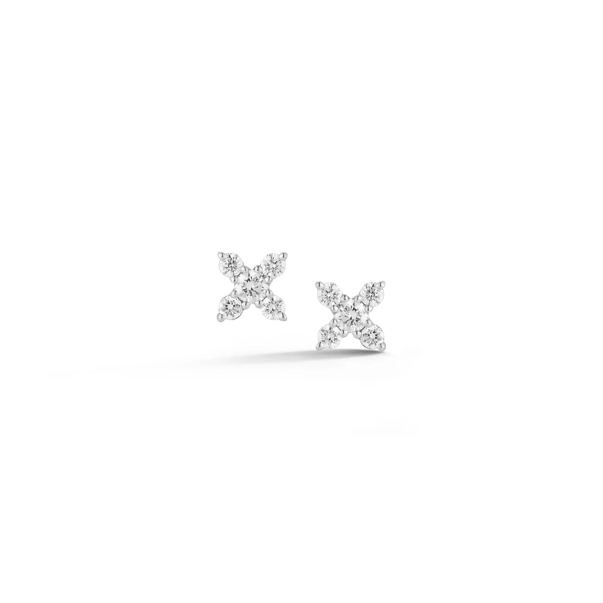 product shot of DRD Ava Bea X Studs in white Gold
