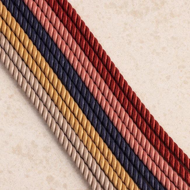 Close up of EF Collection Diamond Pillow Cord Bracelet In Peony