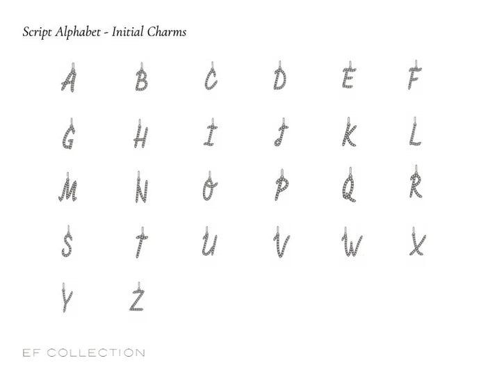 EF-Collection Script Alphabet - Initial Charms