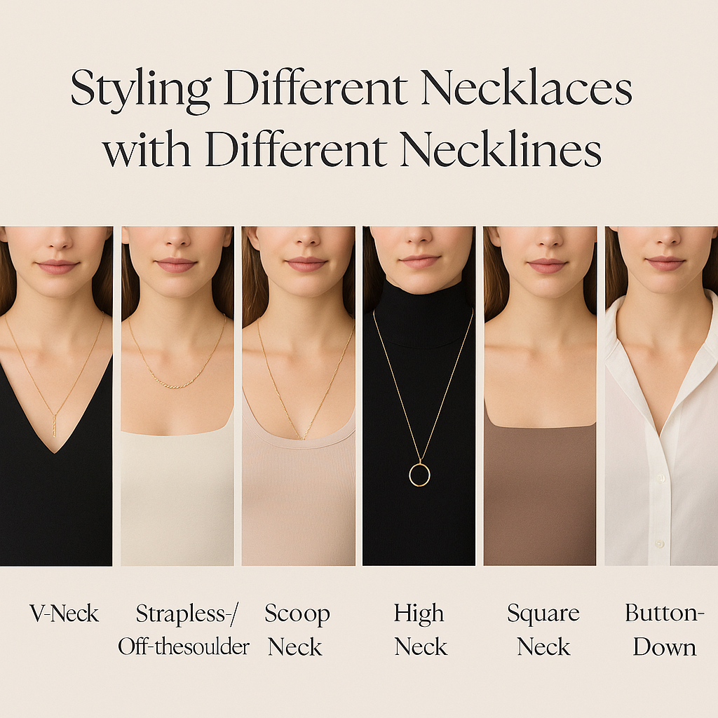 How to Style Necklaces with Different Necklines