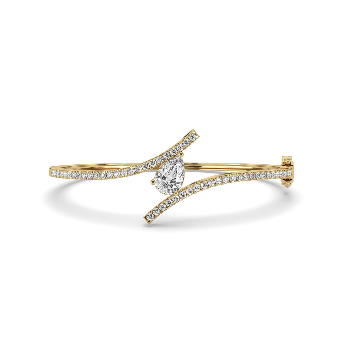Pear Diamond Kelly Cuff