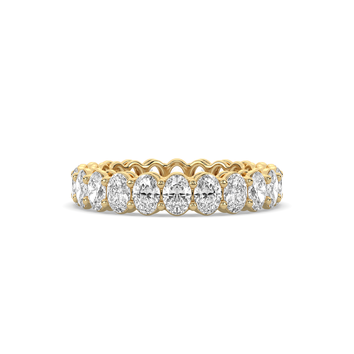 Oval Eternity Band