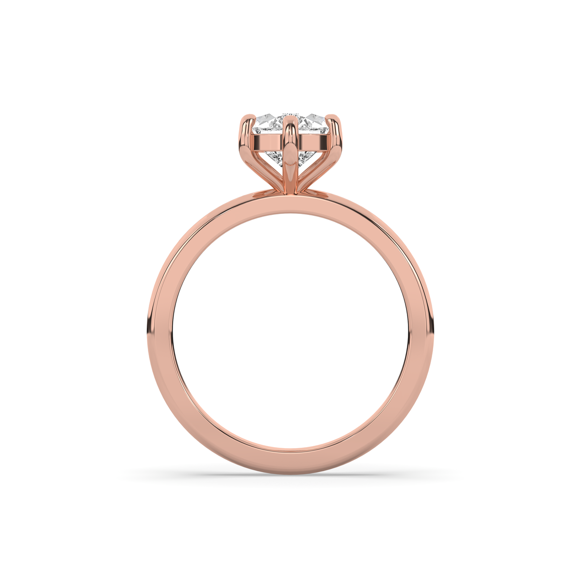 Pear Diamond Solitaire Engagement Ring