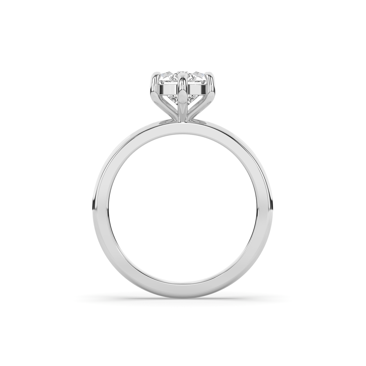 Pear Diamond Solitaire Engagement Ring