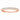 LADIES BAND ONLY 0.10CT ROUND DIAMOND 10K ROSE GOLD