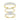 UNISEX TRIOS SET 0.33CT ROUND DIAMOND 10K YELLOW GOLD
