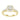 LADIES RING 0.25CT ROUND/BAGUETTE DIAMOND 10K YELLOW GOLD