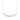 LADIES NECKLACE 0.33CT ROUND/BAGUETTE DIAMOND 14K WHITE GOLD
