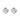 LADIES EARRINGS 0.75CT ROUND/BAGUETTE DIAMOND 14K WHITE GOLD