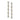 LADIES LINEAR EARRINGS 1.00CT ROUND/BAGUETTE DIAMOND 14K YELLOW GOLD
