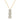 LADIES PENDANT WITH CHAIN 1.00CT ROUND/BAGUETTE DIAMOND 14K YELLOW GOLD (SI QUALITY)