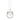 LADIES PENDANT WITH CHAIN 0.25CT ROUND DIAMOND 14K WHITE GOLD