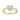 LADIES RING 0.25CT ROUND/EMERALD DIAMOND 10K YELLOW GOLD
