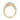 LADIES RING 1.00CT ROUND/BAGUETTE DIAMOND 10K YELLOW GOLD