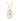 LADIES PENDANT WITH CHAIN 1.65CT ROUND/EMERALD PRINCESS DIAMOND 14K WHITE GOLD (EMERALD PRINCESS DIAMOND-1.50CT)