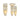 LADIES TRIO SET 1.33CT ROUND DIAMOND 10K YELLOW GOLD
