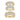 LADIES TRIO SET 1.33CT ROUND DIAMOND 10K YELLOW GOLD