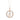 LADIES PENDANT WITH CHAIN 0.25CT ROUND DIAMOND 14K ROSE GOLD