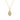LADIES PENDANT 0.10CT ROUND DIAMOND 14K YELLOW GOLD