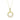 LADIES PENDANT WITH CHAIN 0.10CT ROUND DIAMOND 10K YELLOW GOLD