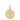 MEN'S CHARM PENDANT 0.50CT ROUND DIAMOND 10K YELLOW GOLD