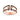 LADIES RING 0.40CT DARK BROWN/ROUND/ROUND DIAMOND 14K ROSE GOLD