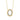 LADIES NECKLACE 0.16CT ROUND DIAMOND 10K YELLOW GOLD
