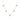 LADIES NECKLACE 0.30CT ROUND DIAMOND 14K YELLOW GOLD