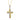 LADIES PENDANT WITH CHAIN 0.05CT ROUND DIAMOND 10K YELLOW GOLD