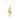 LADIES PENDANT WITH CHAIN 0.10CT ROUND DIAMOND 10K YELLOW GOLD