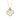 LADIES PENDANT WITH CHAIN 0.13CT ROUND DIAMOND 14K YELLOW GOLD