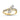 LADIES RING 0.25CT ROUND/BAGUETTE DIAMOND 14K YELLOW GOLD