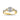 LADIES RING 0.20CT ROUND/BAGUETTE DIAMOND 14K YELLOW GOLD