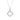 LADIES PENDANT WITH CHAIN 0.13CT ROUND DIAMOND 10K WHITE GOLD