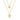 LADIES NECKLACE 0.15CT ROUND DIAMOND 10K YELLOW GOLD