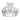 LADIES RING 1.50CT ROUND/PRINCESS/BAGUETTE DIAMOND 10K WHITE GOLD