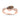 LADIES RING 0.75CT ROUND DARK BROWN DIAMOND 14K ROSE GOLD