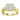 LADIES RING 0.50CT ROUND/BAGUETTE DIAMOND 10K YELLOW GOLD