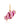 Onirikka Candy Charm in 18k yellow gold with pink enamel and pink sapphire heart gemstone, sweet luxury charm from the Nostalgia Collection.