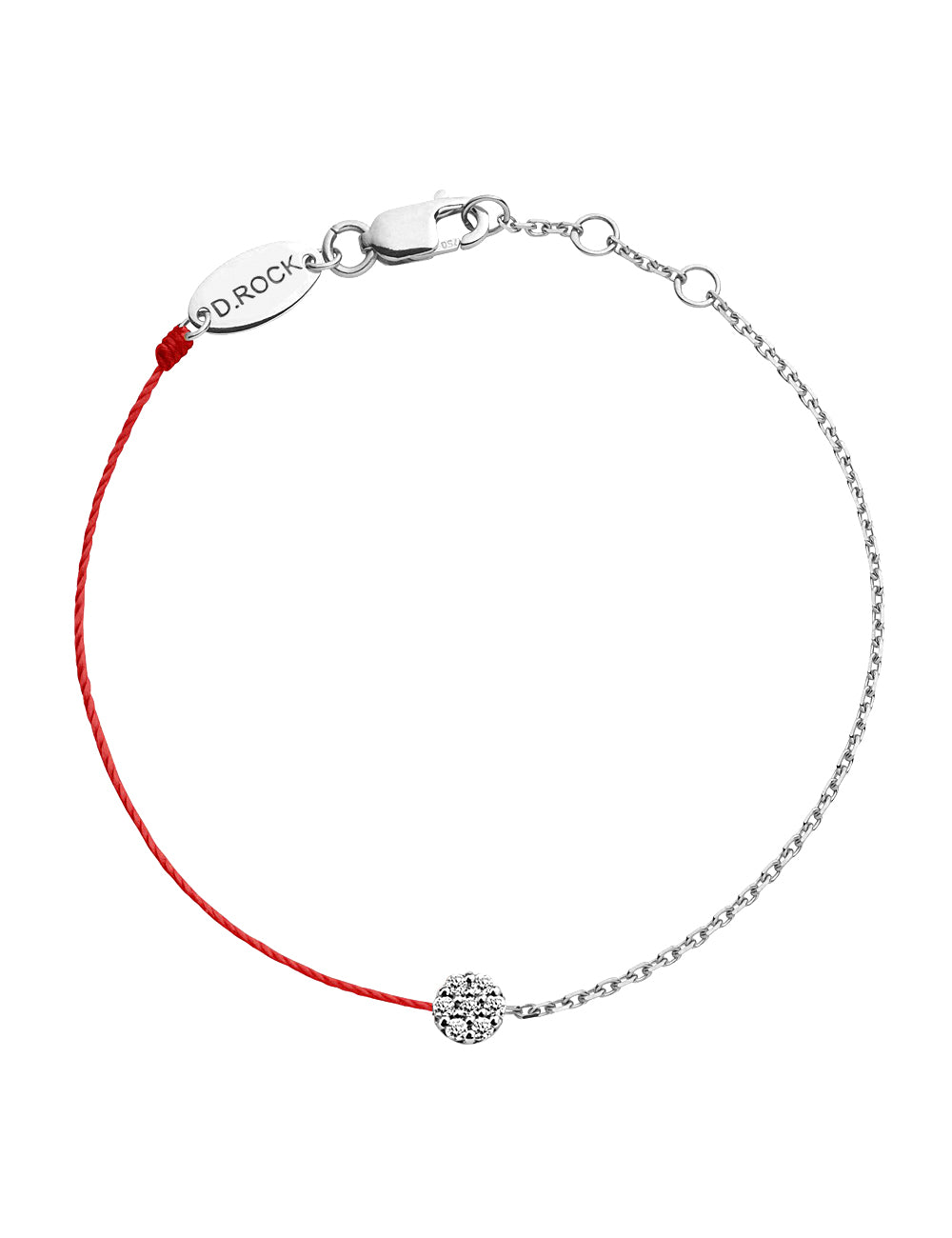 I Am Diamond Cluster Flower Bracelet
