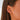 close up of Ava Bea X Studs in rose Gold stacked on model's ear
